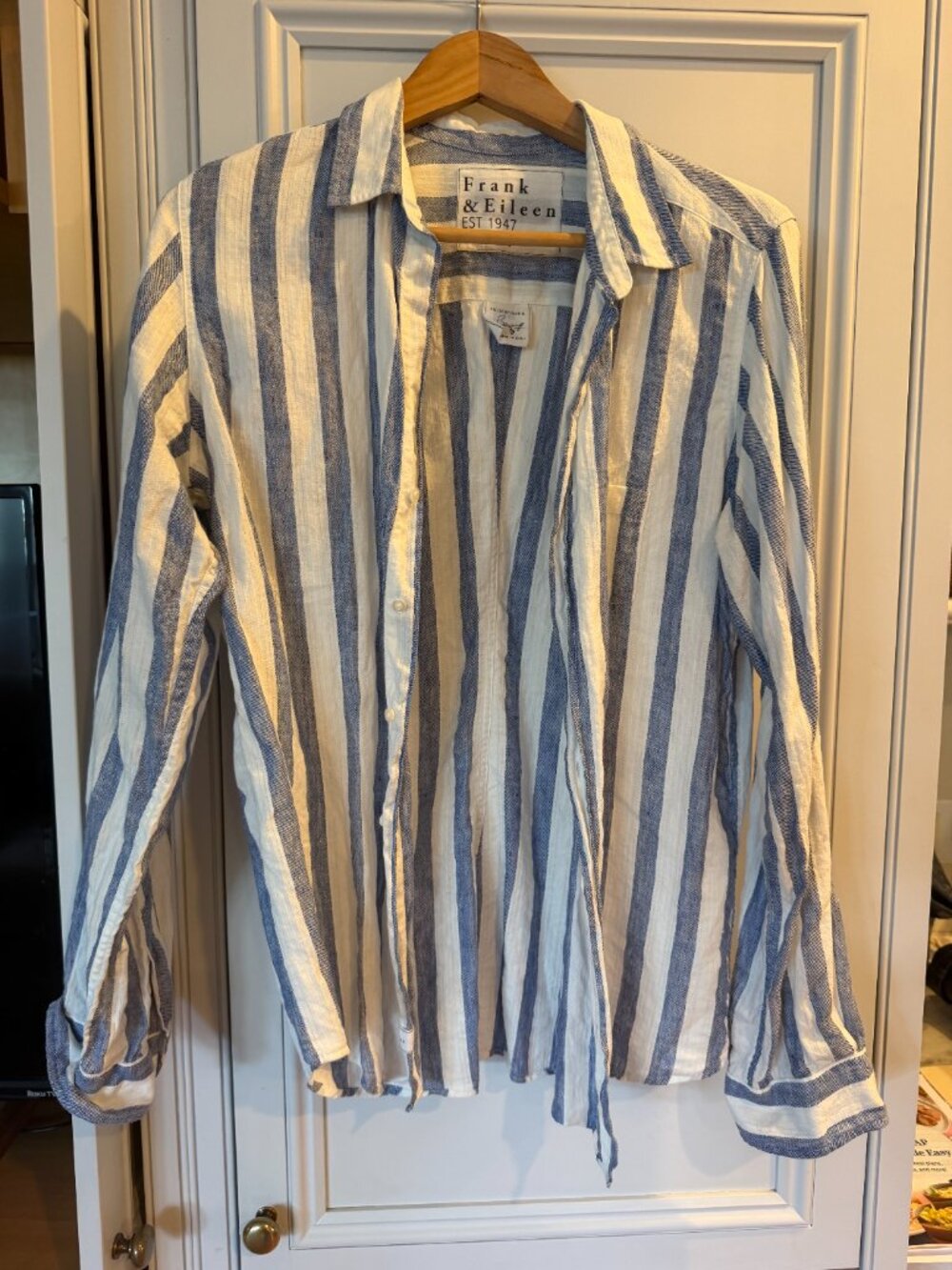 Frank & Eileen linen top